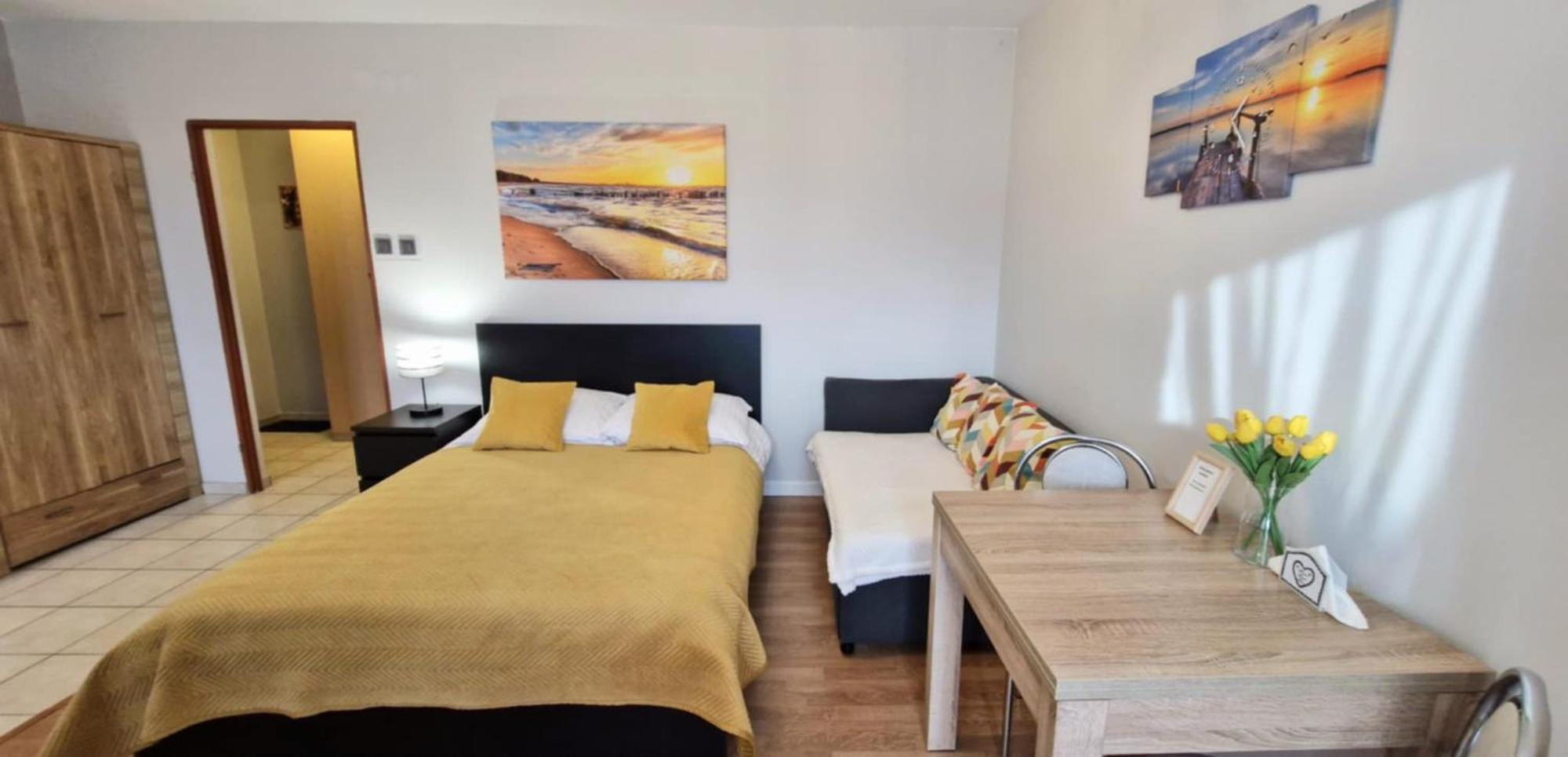 Cozy Modern Apartment Sunrise Studio 35M2 Balcony 3 Persons Kraków Exteriör bild