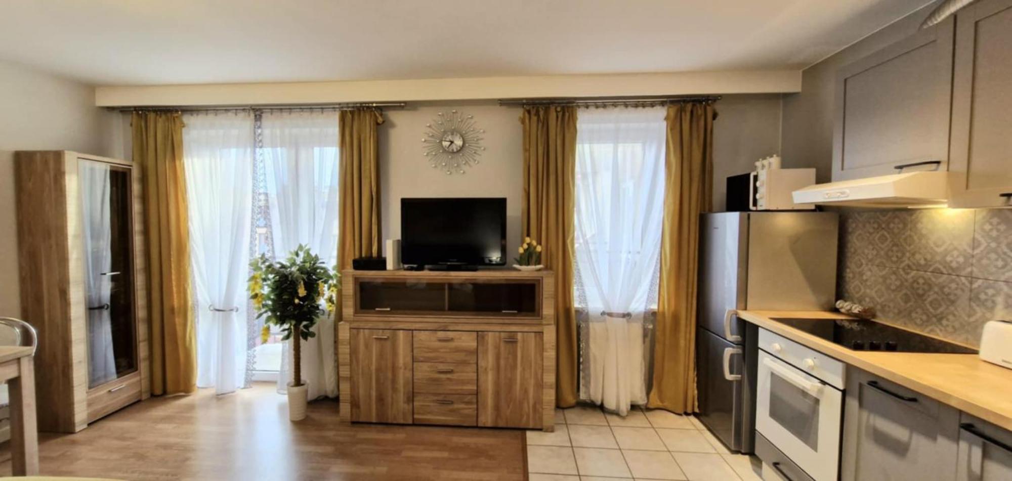 Cozy Modern Apartment Sunrise Studio 35M2 Balcony 3 Persons Kraków Exteriör bild