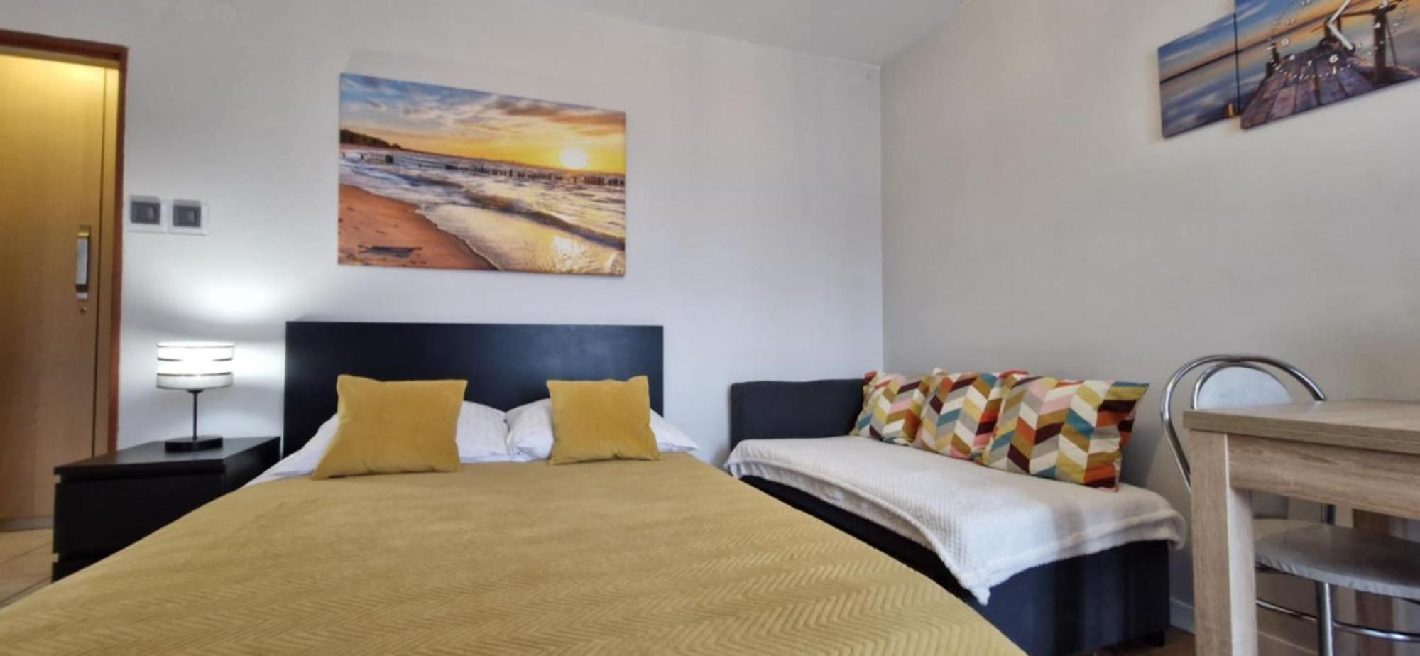 Cozy Modern Apartment Sunrise Studio 35M2 Balcony 3 Persons Kraków Exteriör bild